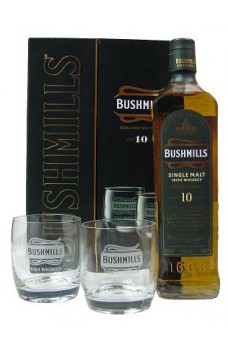 Bushmills 10yo + dwie szklanki