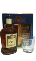 Brandy Stock 84 V.S.O.P Riserva + 2 szklanki