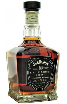 Jack Daniels Single Barrel Select z kieliszkiem
