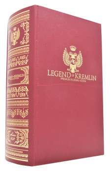Wódka w kształcie książki Legend of Kremlin red